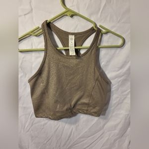 Cropped Athletic Tank Top